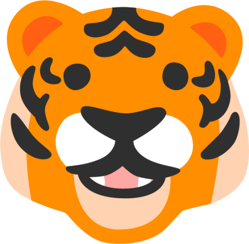 man boat and tiger emoji