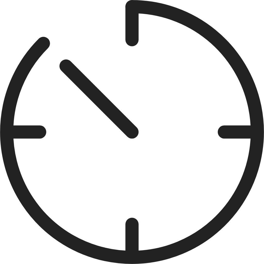 Time progress light icon