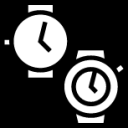 time synchronization icon
