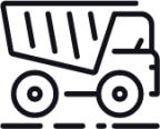 tip up truck icon