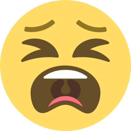 tired emoji