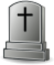 tombstone cross icon