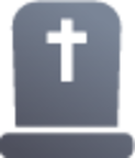 tombstone cross icon