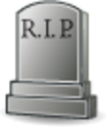 tombstone RIP icon