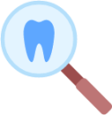 tooth magnify icon