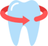tooth rotate icon