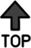 TOP arrow emoji