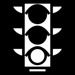traffic lights green icon