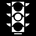 traffic lights orange icon