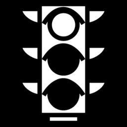 traffic lights red icon