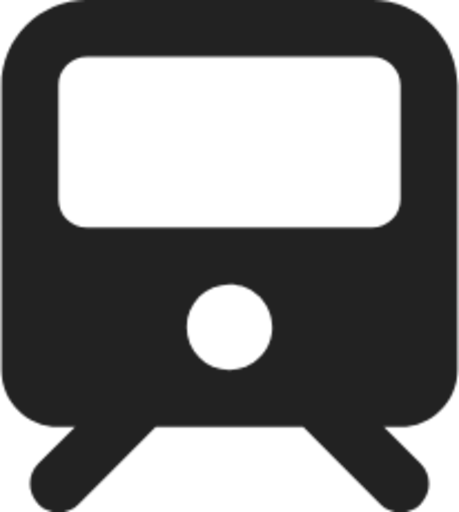train rail transportation vehicle icon
