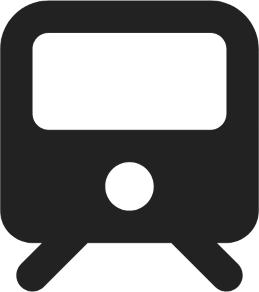 train rail transportation vehicle icon