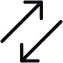 transaction diagonal icon