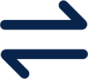 transfer line arrow icon