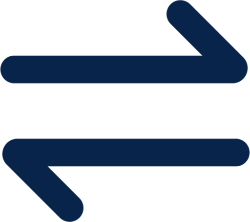 transfer line arrow icon