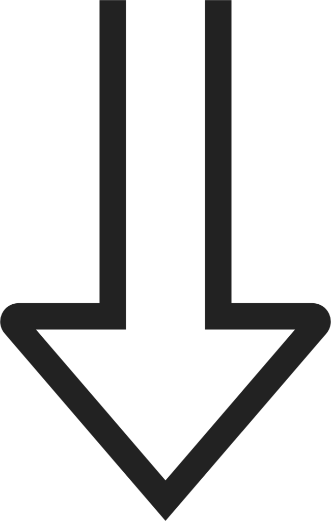Transfer long down light icon