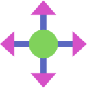 transform arrows 4 icon