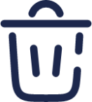 Trash Bin Minimalistic icon