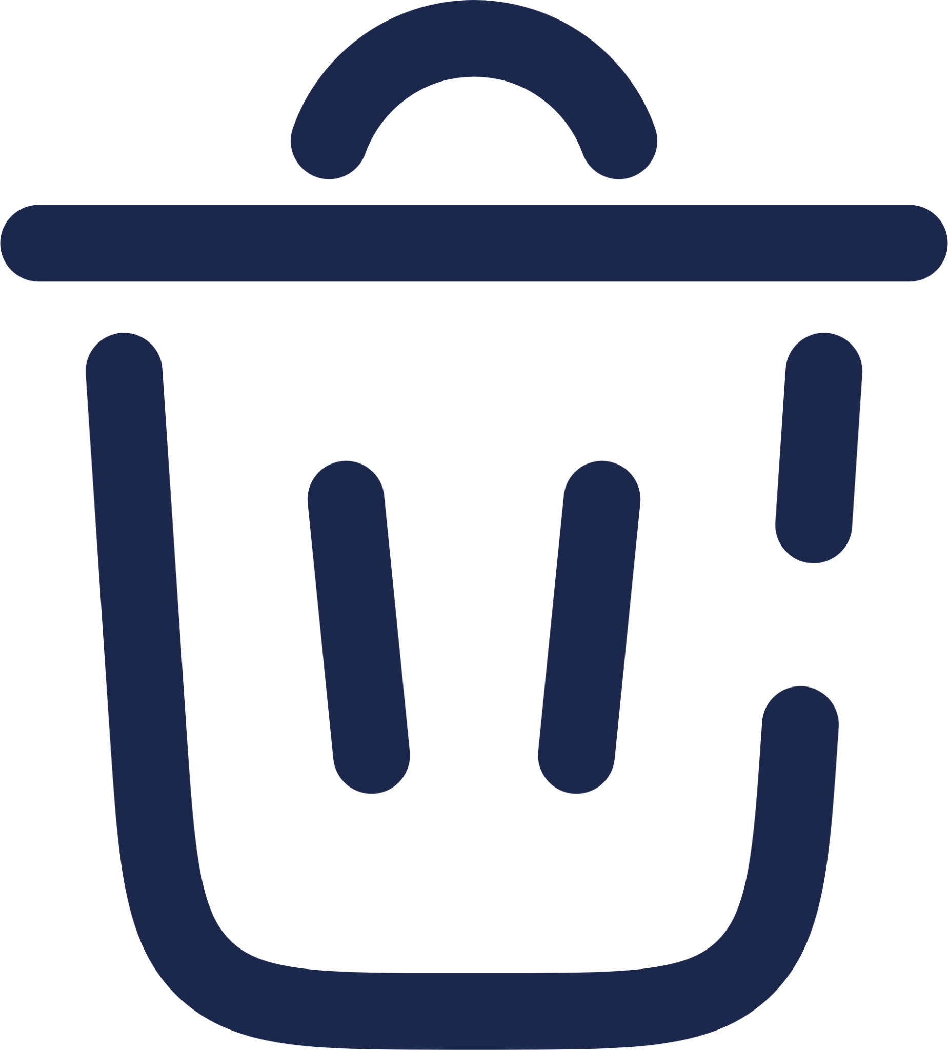 Trash Bin Minimalistic icon