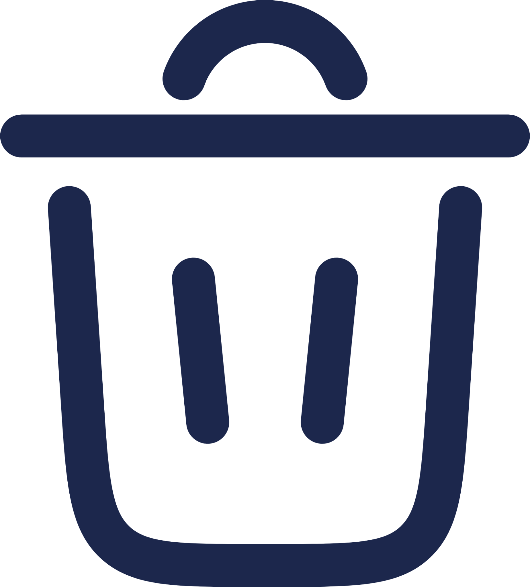 Trash Bin Minimalistic icon