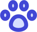 travel hotel pet paw paw foot animals pets footprint track icon