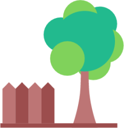 tree fence icon