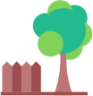 tree fence icon