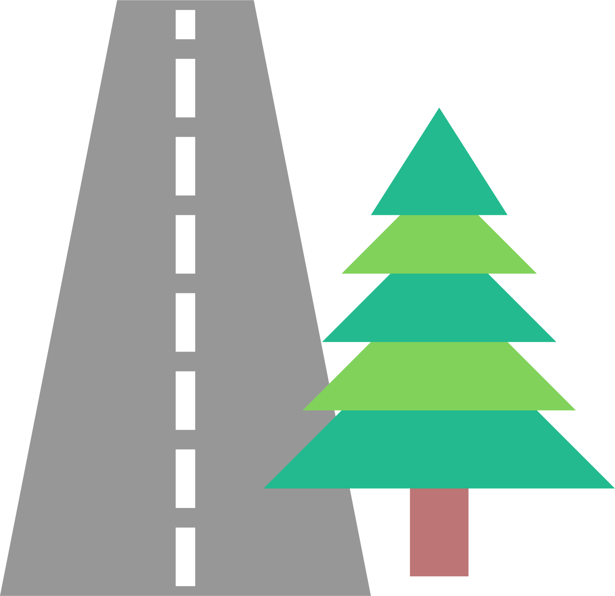 tree road icon