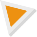 triangle diagonal icon