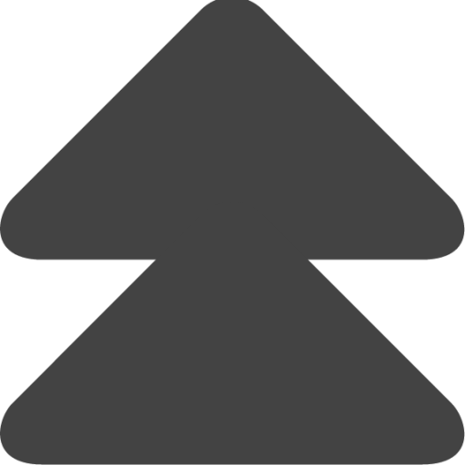 triangle double arrow up icon