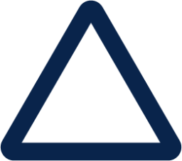 triangle line shape icon