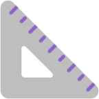 triangular ruler emoji