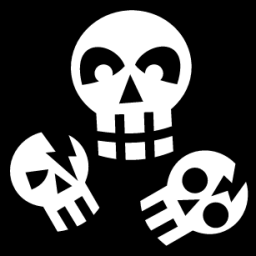 triple skulls icon
