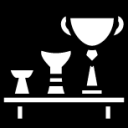 trophies shelf icon