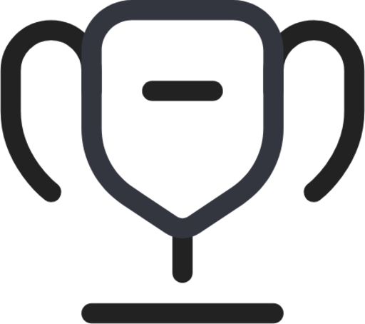 Trophy light icon