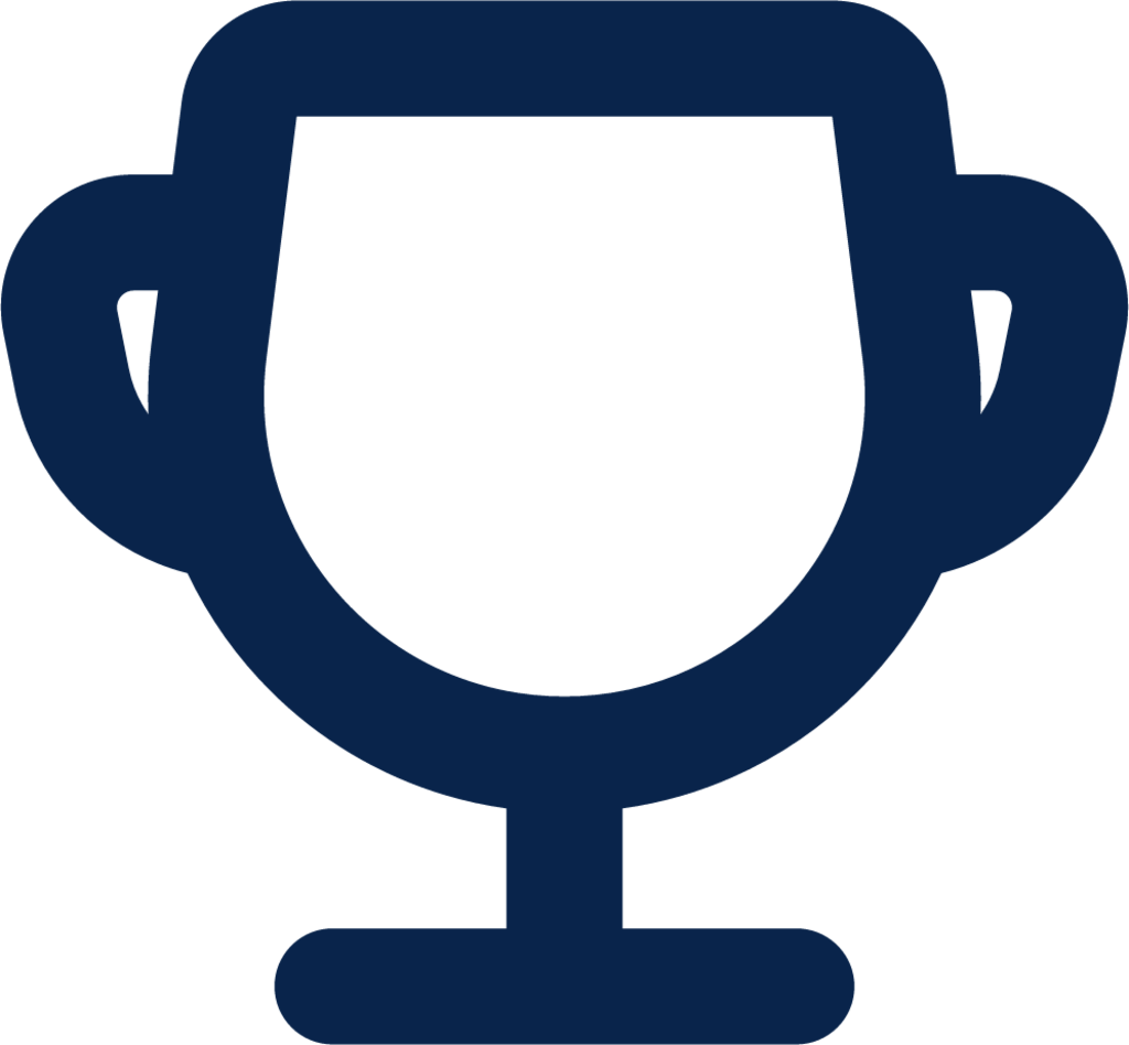 trophy line business icon