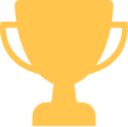 trophy prize achievement icon