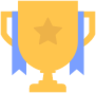 trophy prize medal icon