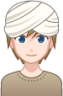 turban (white) emoji