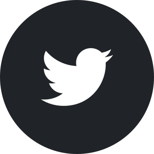 twitter (rounded filled) icon