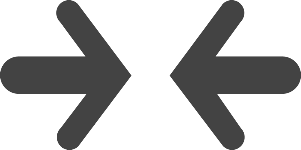 two arrow in left right icon
