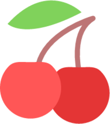 two cherries icon