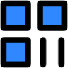 two dimensional code icon