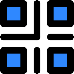 two dimensional code one icon