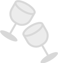 two glasses cheering icon