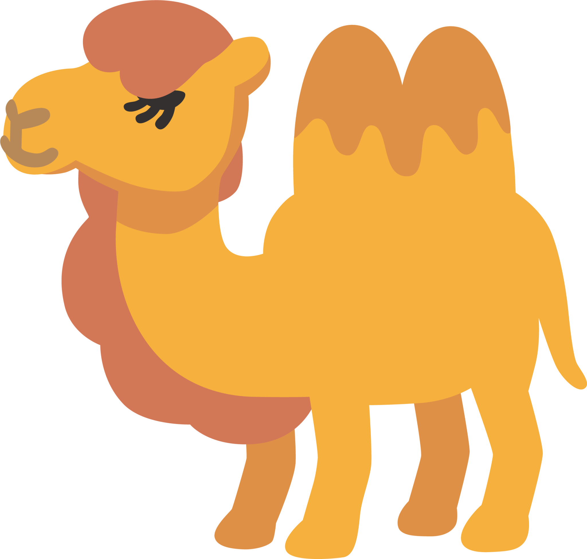 two-hump camel Emoji - Download for free – Iconduck