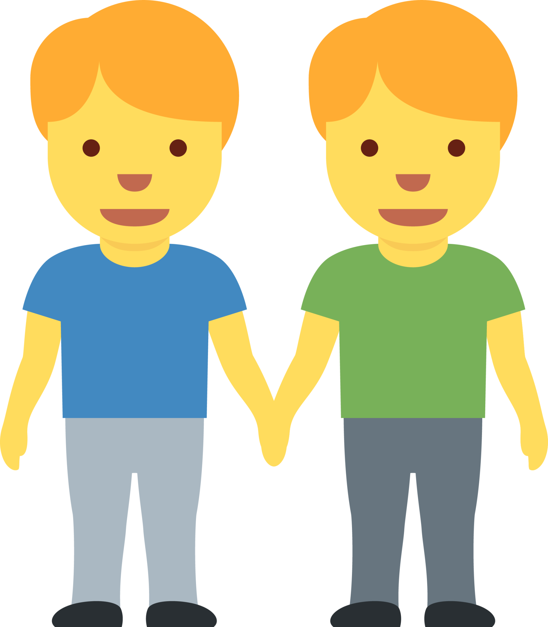 Two Men Holding Hands Emoji Download For Free Iconduck 