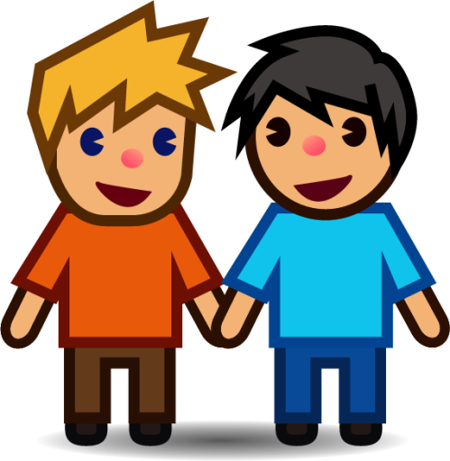 👬 - Two Men Holding Hands or Men Holding Hands Emoji 📖 Emoji Meaning ✂  Copy & 📋 Paste (◕‿◕) SYMBL