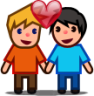 two men in love emoji