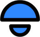 two semicircles icon
